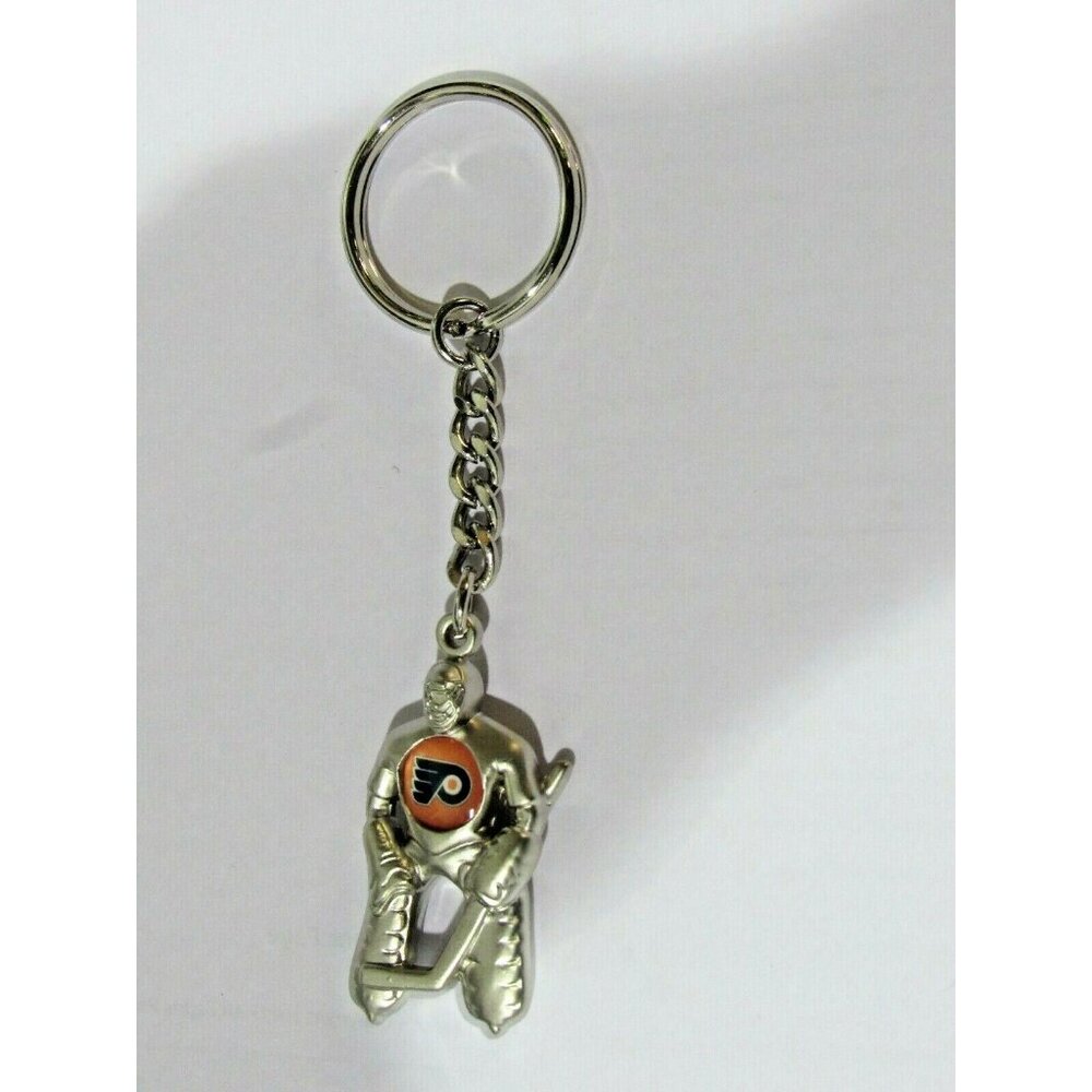NHL Philadelphia Flyers Hockey Player Key Chain Logo on Chest